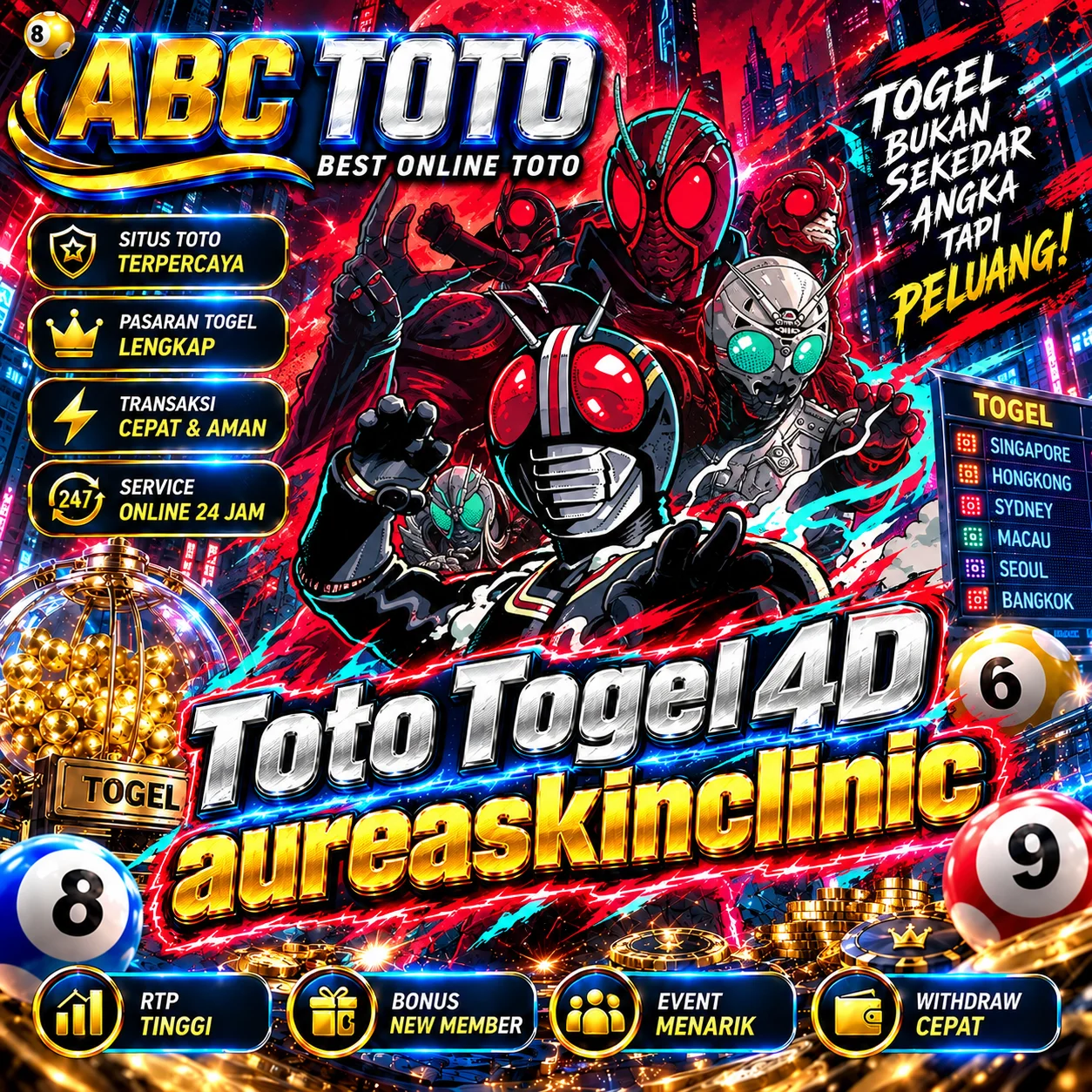 ABCTOTO ✨ Toto Togel 4D Aureaskinclinic & Bandar Toto Pasaran Terlengkap Resmi Andalan Member Eksklusif